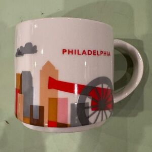 Philadelphia Skyline Mug - Multicolor Starbucks you are here collection